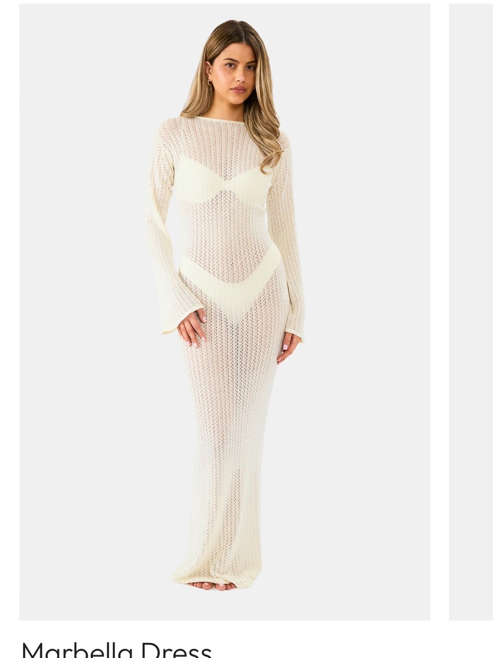 NYUD SWIM MARBELLA KNIT MAXI DRESS